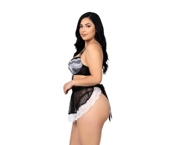C2954 Lencería Mujer Babydoll Fantasía mucama Spree