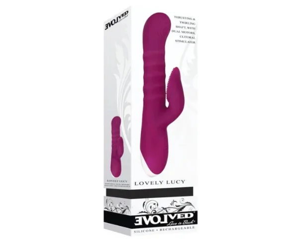 Vibrador doble estimulación giratorio Lucy