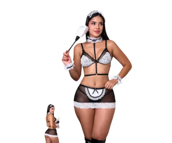 D20586 Disfraz Sensual Sirvienta Francesa D20586 The Secret