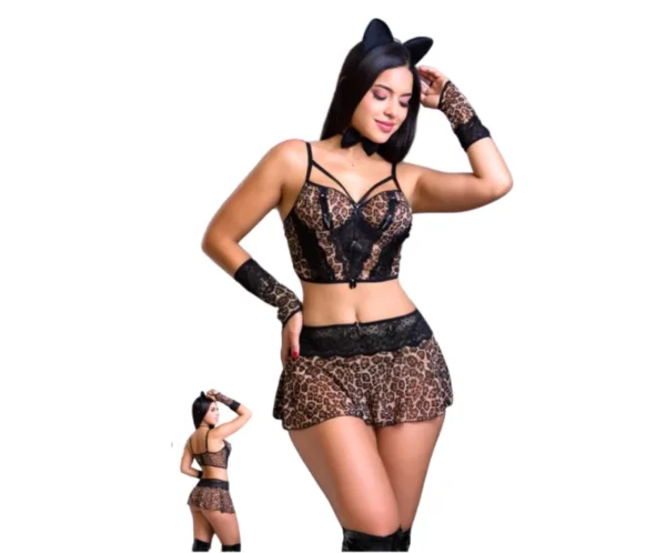 D20572 Disfraz Sensual Gatita Tigresa D20572 The Secret
