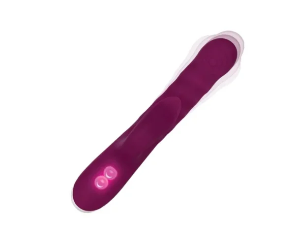 Vibrador doble estimulación giratorio Lucy